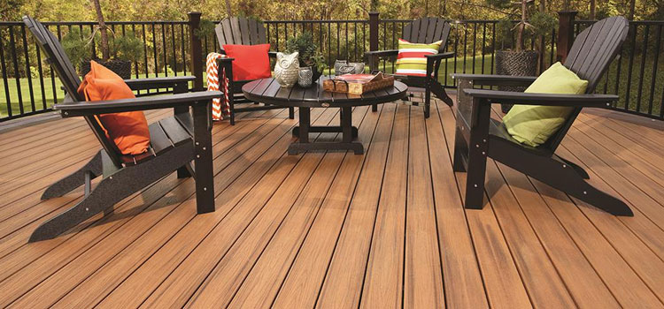 Black TREX Decking in Lancaster, CA