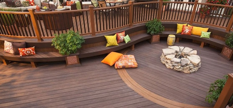 Gray TREX Decking in Lancaster, CA