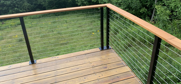 Installing Deck Cable Railing in Lancaster, CA